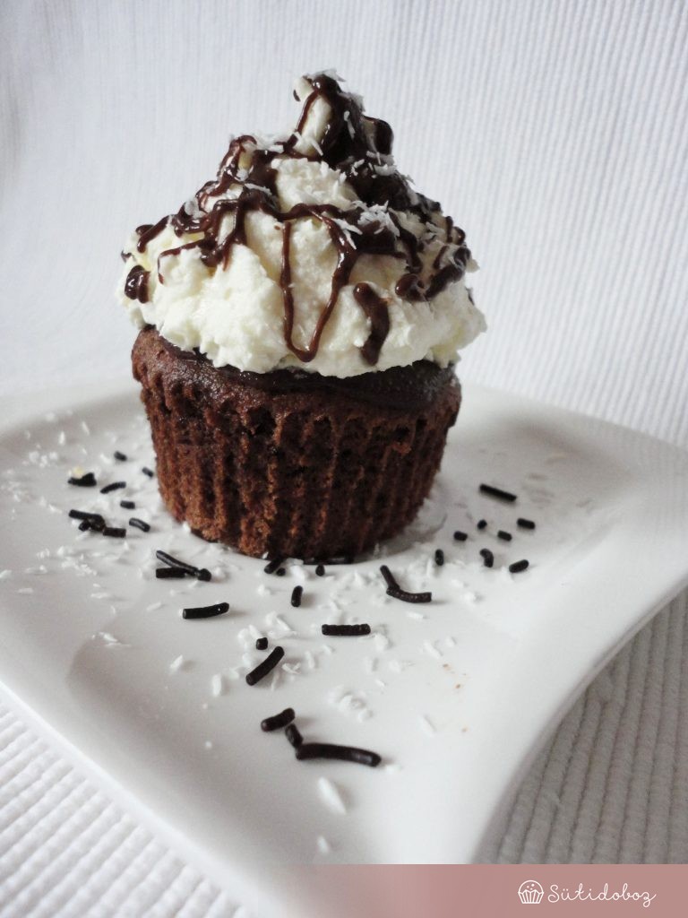 Csokis-kókuszos muffin