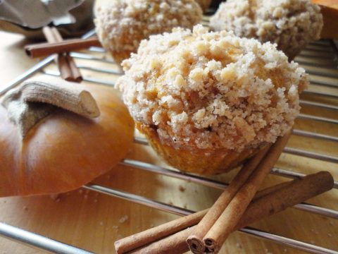 Borzas sütőtökös muffin csokidarabkákkal