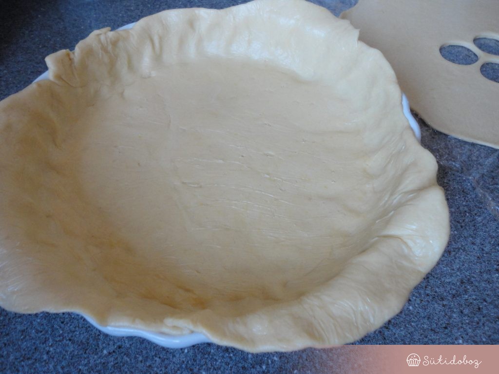 Szőlő pite készítése