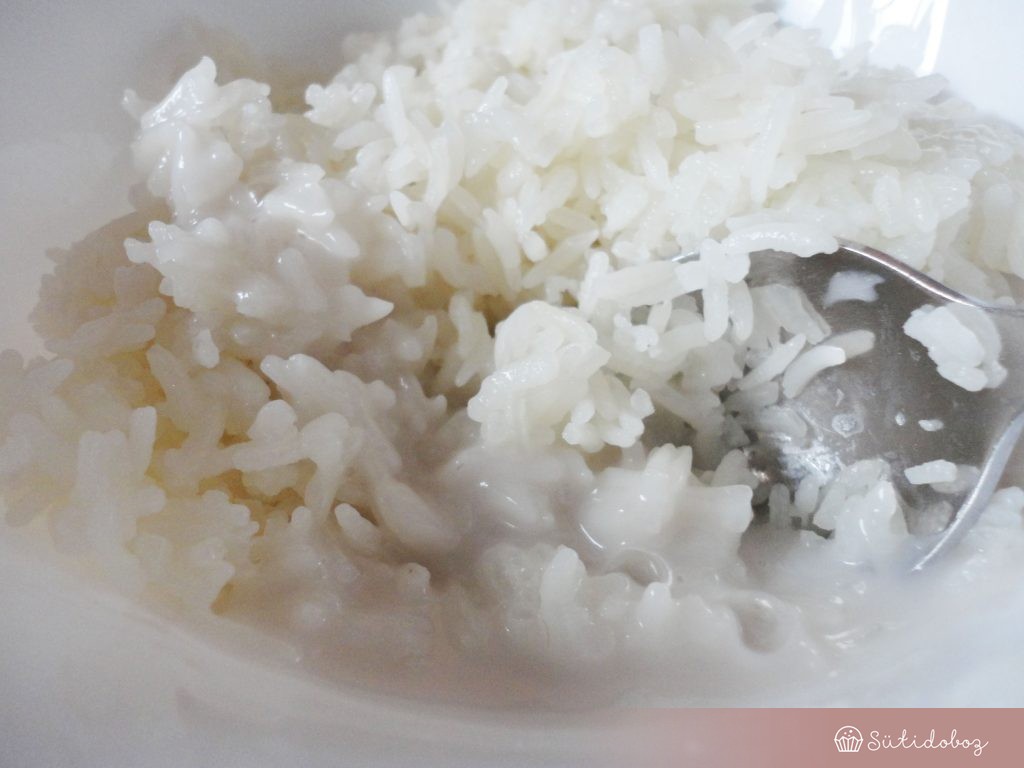 Thai ragacsos rizs készítése