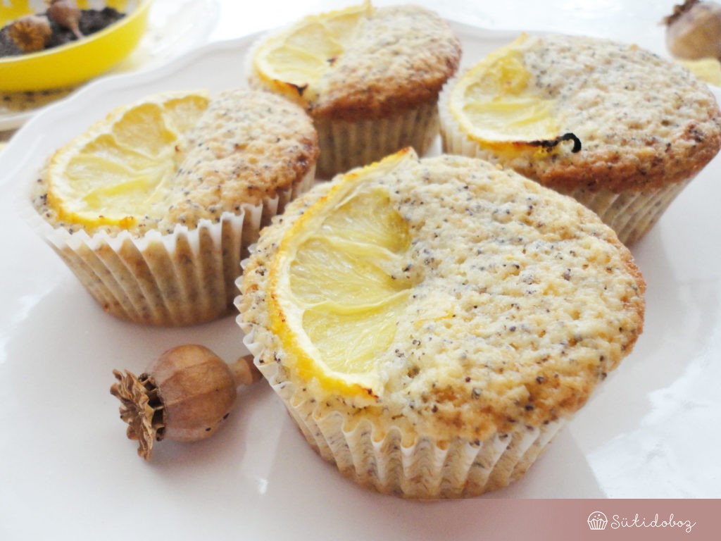 Meyer citromos mákos muffin